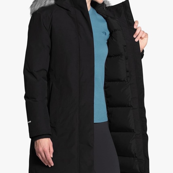 THE NORTH FACE Women’s Arctic Parka, Black, XL, like new! - Picture 6 of 8
